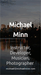 Mobile Screenshot of michaelminn.com